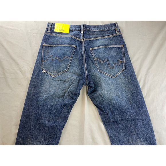WESC Kelvin Ring Spun Denim Button Fly Jeans. Perfectly Broken In, Men's 30X30. - Picture 1 of 9